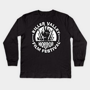 Horror Fest - WHITE LOGO Kids Long Sleeve T-Shirt